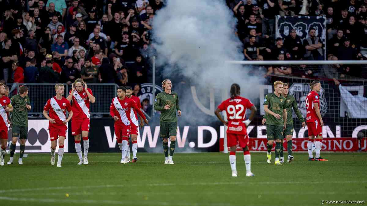 Go Ahead laat fans restant gestaakt duel in supportershome kijken, KNVB seponeert rode kaart Telstar-aanvaller Thórisson