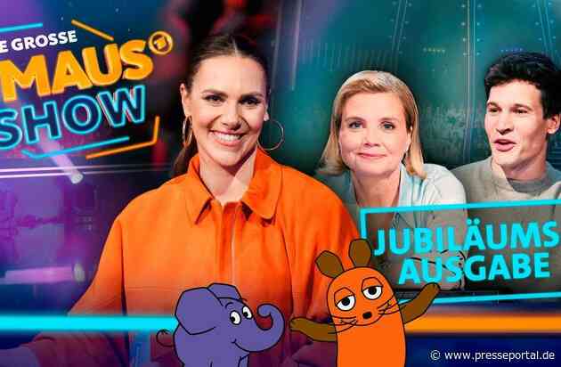 20 Jahre „Die große Maus-Show“: Jubiläums-Ausgabe mit Esther Sedlaczek und prominenten Gästen
