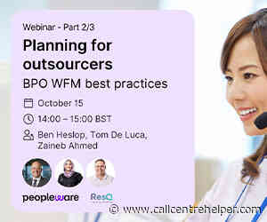 Planning for Outsourcers: BPO WFM Best Practices – Webinar