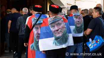 'Butcher of Bosnia' Ratko Mladic lies in state ahead of funeral for Srebrenica genocide general