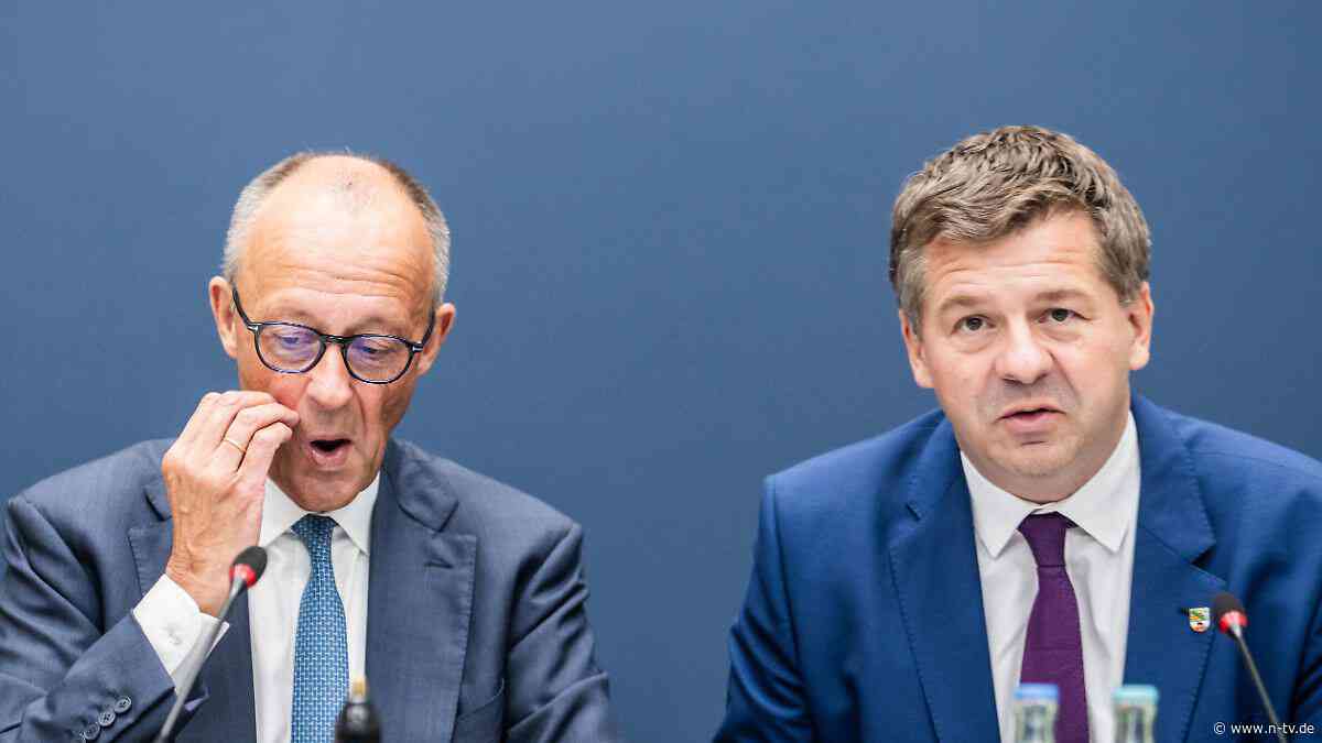 Merz ist "zutiefst schockiert": Schulze sieht in Sachsen-Anhalt CDU in Opposition und Regierungsauftrag bei AfD