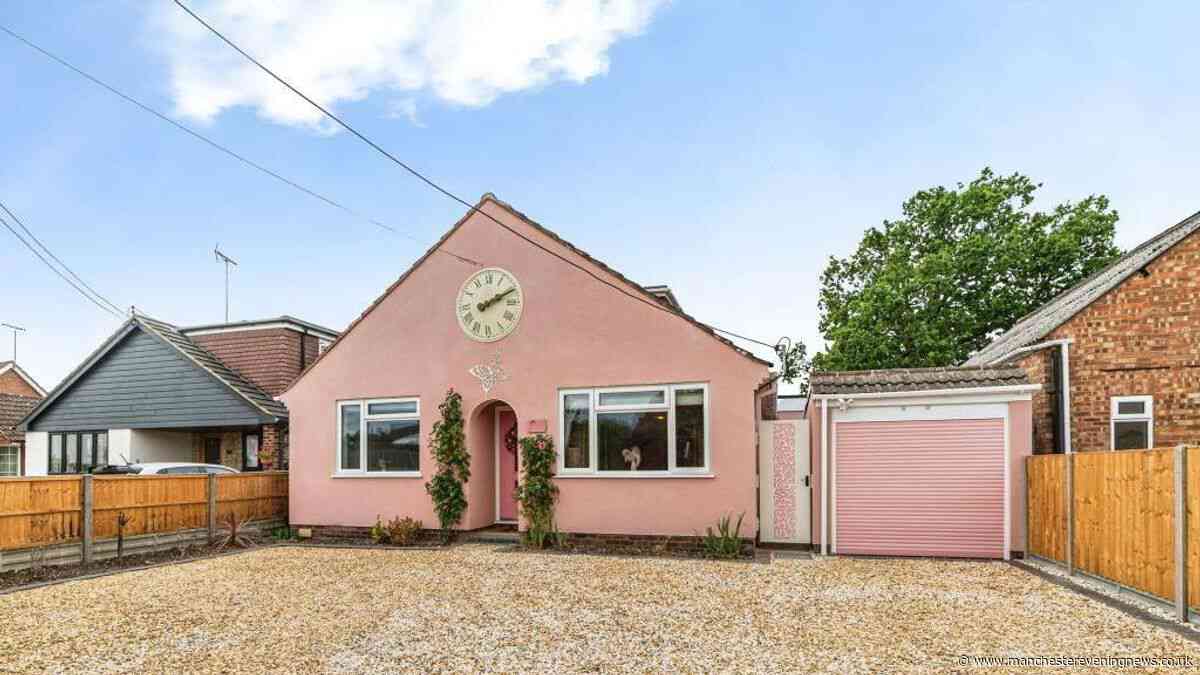 Inside real-life Barbie house with pink furniture and walls on sale for £725k