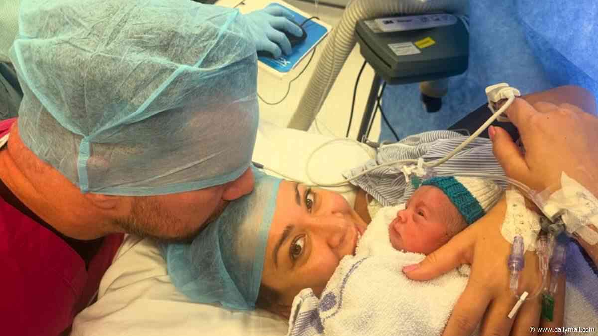 Jamie O'Hara reveals his wife has given birth to his first daughter 'earlier than expected' - after having three sons with ex Danielle Lloyd