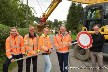Da kommt der Landrat persönlich: Sven Krüger gibt Startschuss für Straßenbau Niedersaida