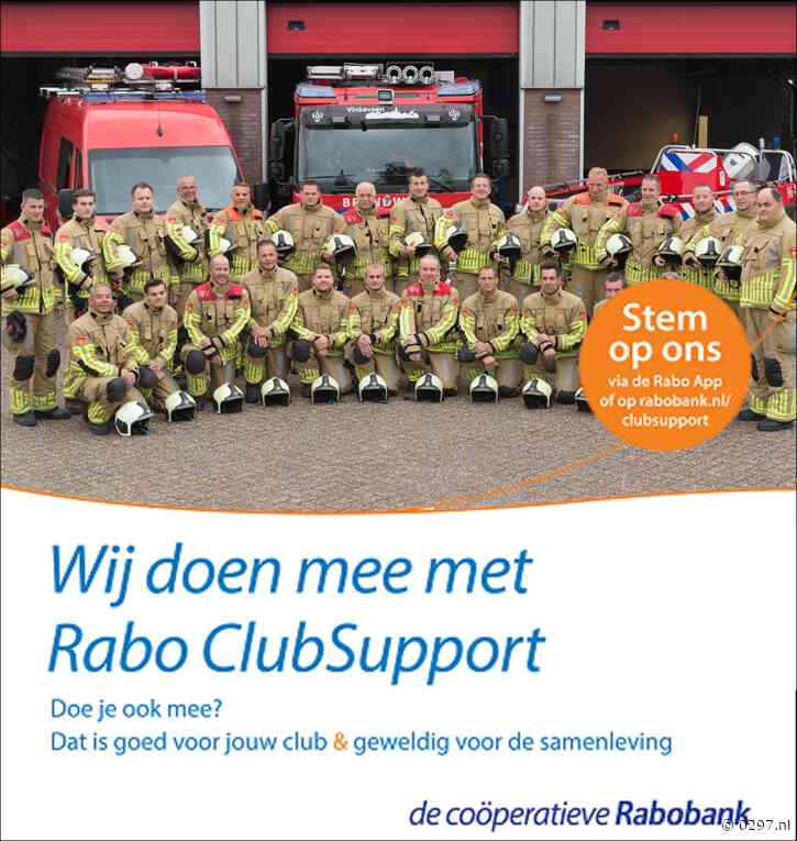 Rabo ClubSupport: stem op Brandweer Vinkeveen & Waverveen!