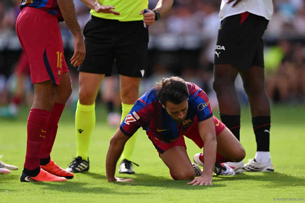 Barcelona defender already back in training and will play against Levante after nose injury