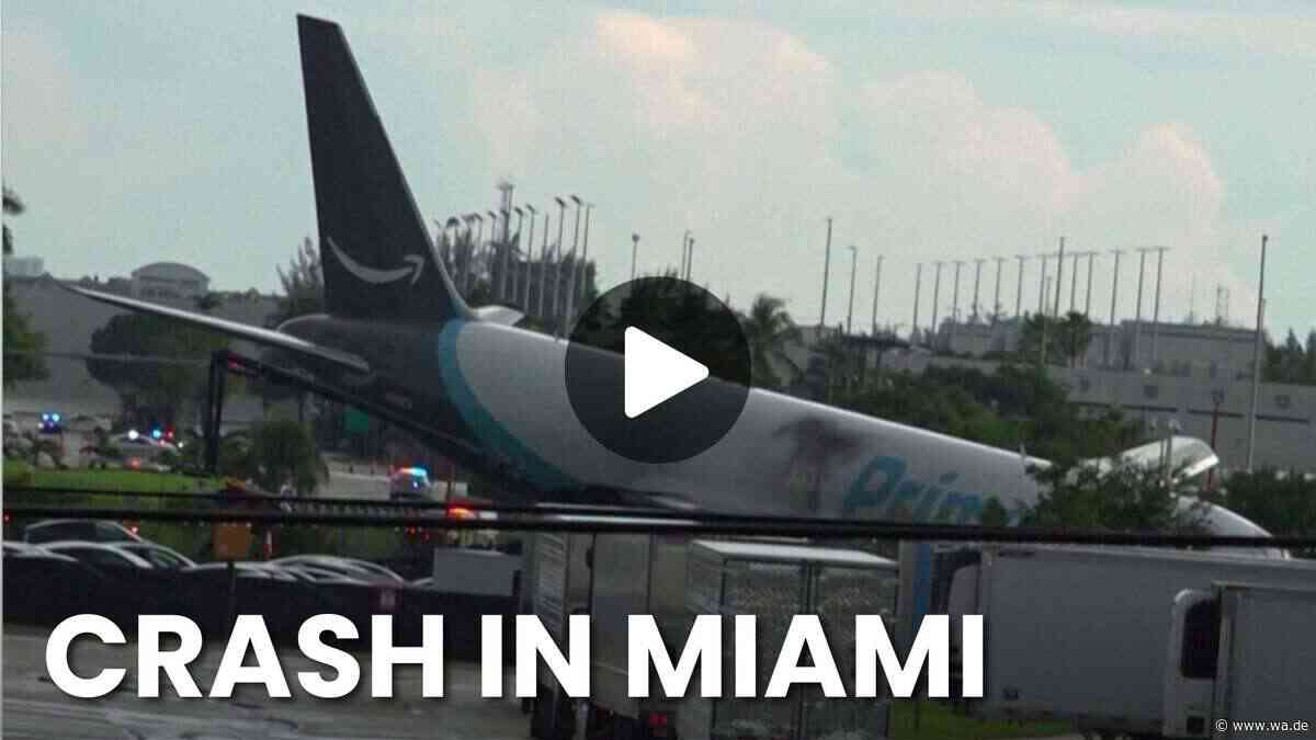 Fünf Tote nach missglückter Landung – Amazon-Flugzeug schießt über Landebahn hinaus
