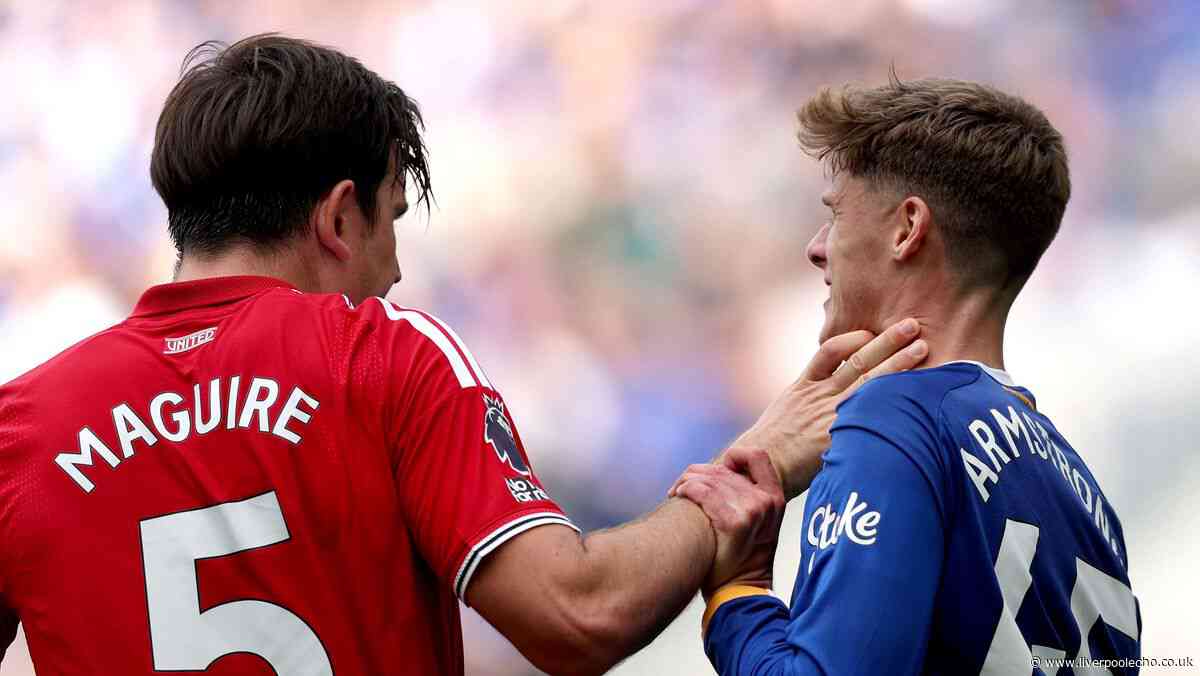 Harrison Armstrong stands up to Harry Maguire as Erling Haaland weighs in on stunning Everton comeback