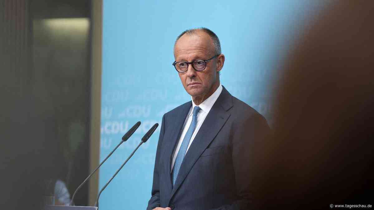 Merz zu Wahl in Sachsen-Anhalt: "Aufgeben ist für mich keine Option"