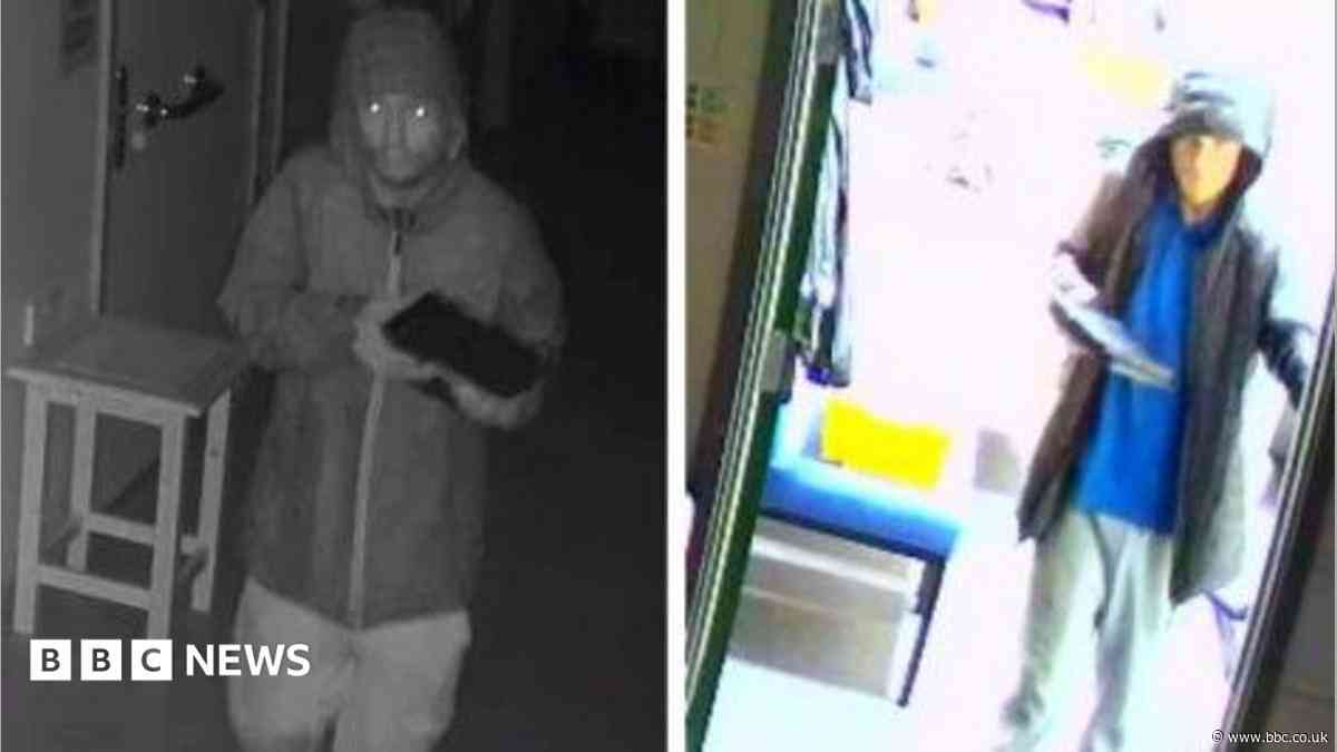 CCTV appeal after laptops stolen from school