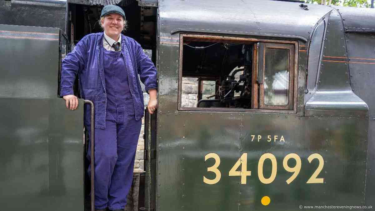 East Lancashire Railway makes history as it welcomes first female steam locomotive driver