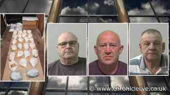Three North East men in their 60s jailed for total of 40 years for importing £5m of cocaine