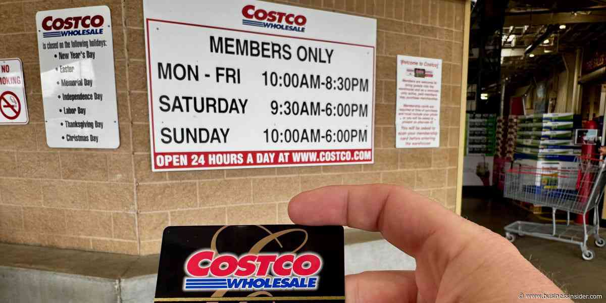 Most national retailers close on 2 holidays. Costco shuts down for 7.