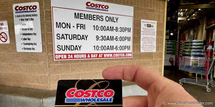 Most national retailers close on 2 holidays. Costco shuts down for 7.