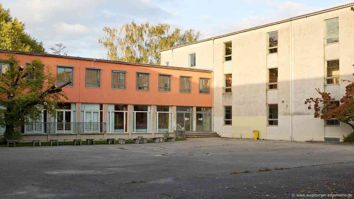 Die Augsburger Schule mit der schlechtesten Bausubstanz: Wie Container die Not lindern sollen