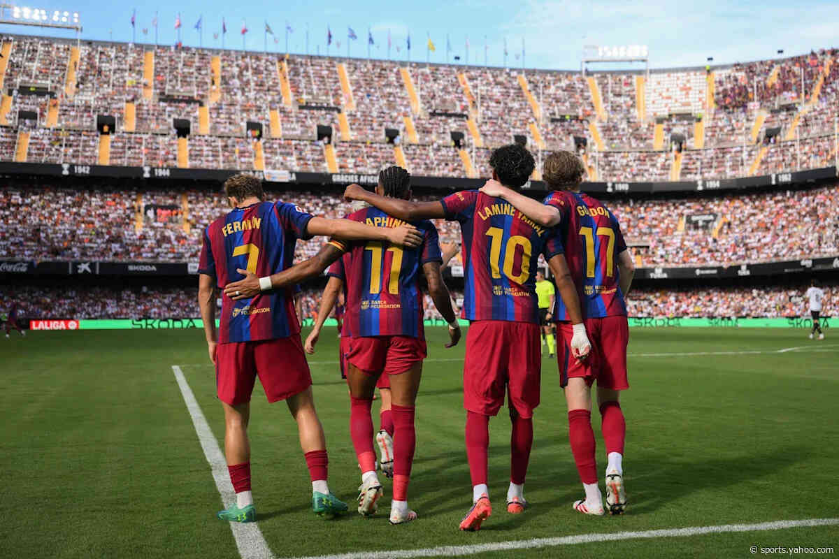 Stat attack: Barcelona’s 14-goal attacking trio matches feat not seen since 1958