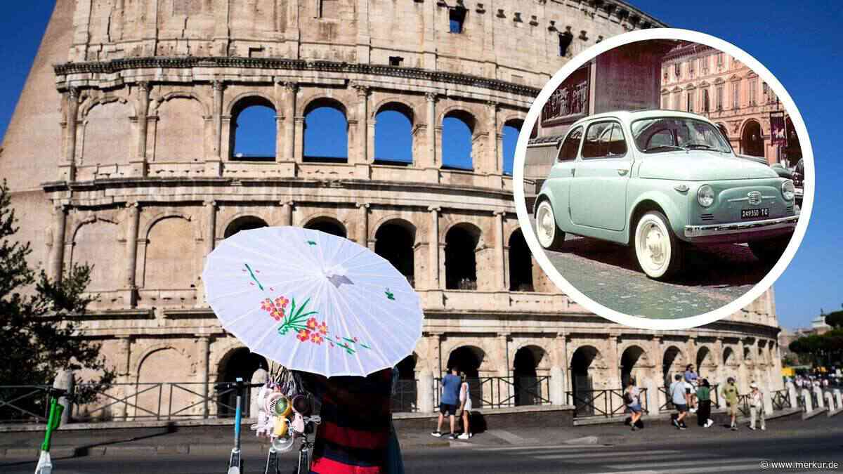 Fiat 500 gegen Taxis: Illegaler Touristen-Boom mit Oldtimern sorgt in Rom für Aufruhr