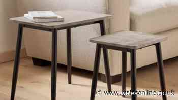 'Sturdy' set of nesting tables 'look far more expensive' drops to £8 in deal stack