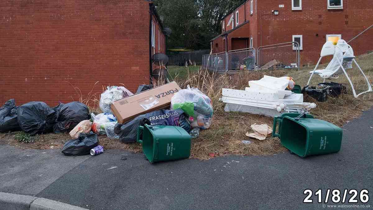 Piles of rubbish keep piling up in the same Aberdare streets as authorities take action