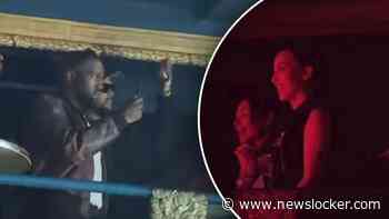 Kim Kardashian en Kanye West houden afstand tijdens eerste soloconcert van dochter North West