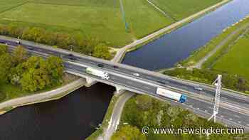 A28 over brug bij Nijkerk 'uit voorzorg' zeker 48 uur dicht in beide richtingen