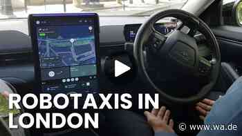 Und plötzlich macht das Auto eine Vollbremsung – so läuft der Robotaxi-Start in London