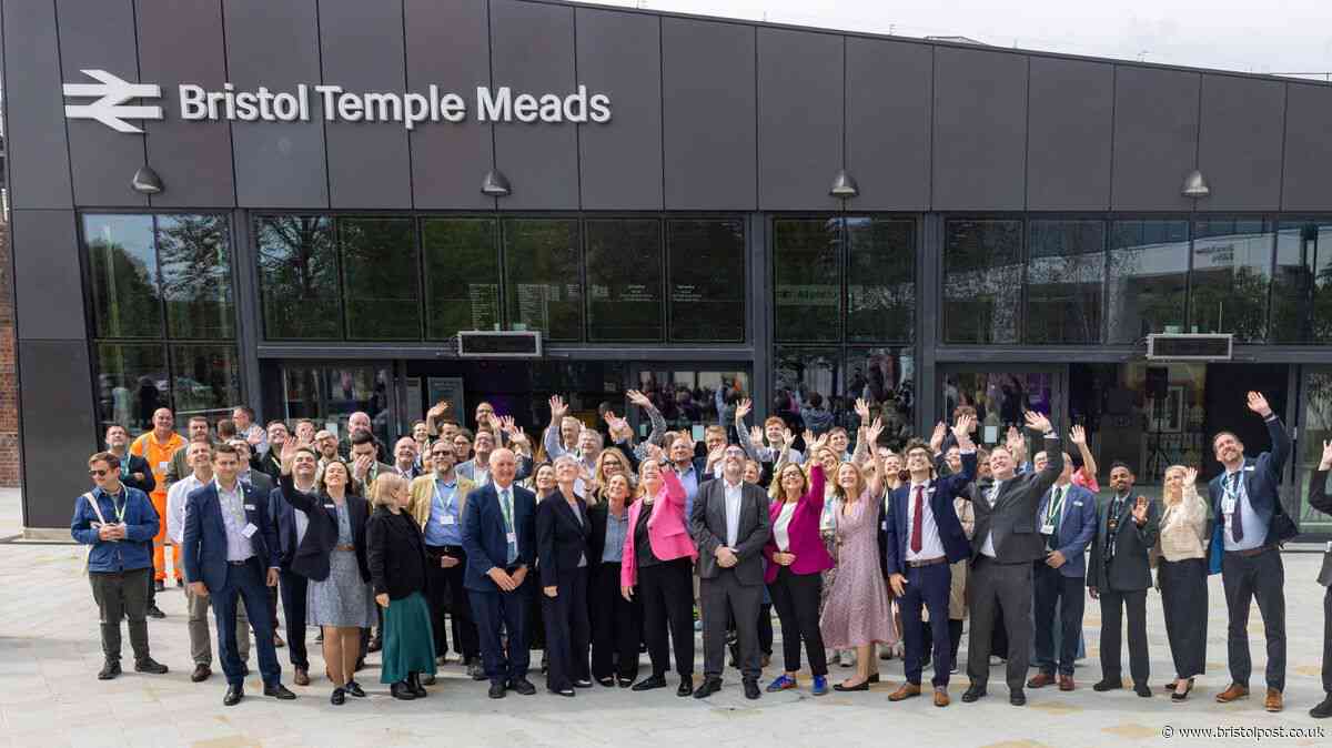 New university campus and station entrance at Temple Meads open at last