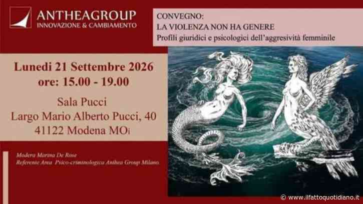 Il convegno a Modena per cui “La violenza non ha genere”: così si nega la realtà dei fatti