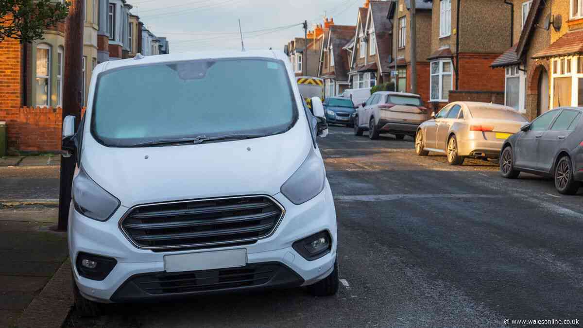 Van driver gets slapped with 3-word note after controversial parking decision