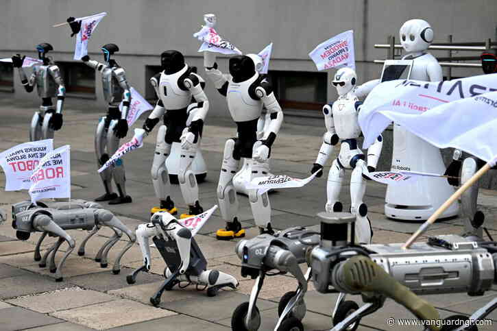 Robots protest rampant AI in Poland