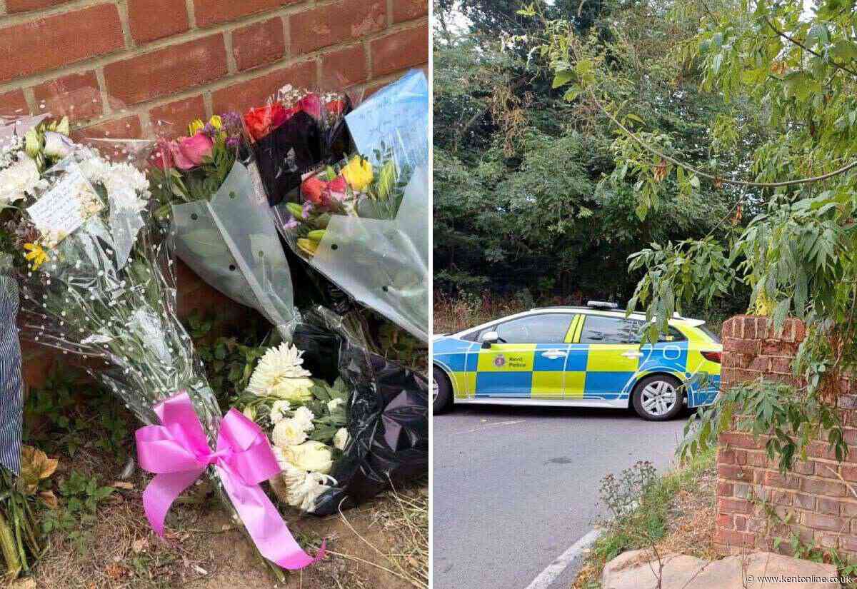 ‘Everyone is in shock’: Floral tributes left for cyclists killed along village road