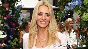 Tess Daly ditches her wedding ring as she returns to London after French holiday with estranged husband Vernon Kay and their daughters
