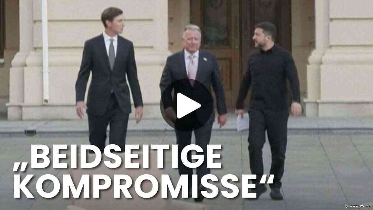 Kushner und Witkoff in der Ukraine – wie stehen die Chancen auf ein Friedensabkommen?