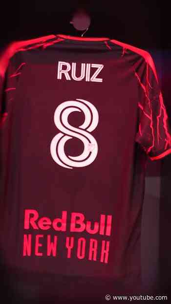 Getting settled in. #rbny #footballshorts #soccershorts #Davidruiz #jersey
