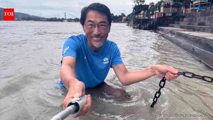 Japanese ambassador ONO Keiichi takes three dips in Ganga; his post wins hearts online