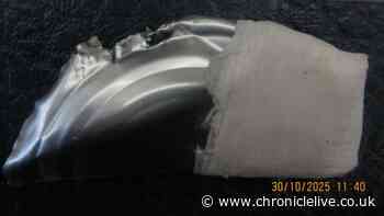 The makeshift blade used to slash John Henry Sayers inside a North East prison