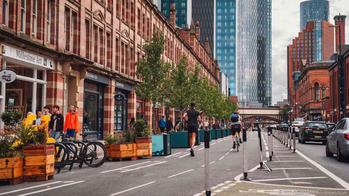 New changes on Deansgate bring 'a bit of Europe' to Manchester city centre