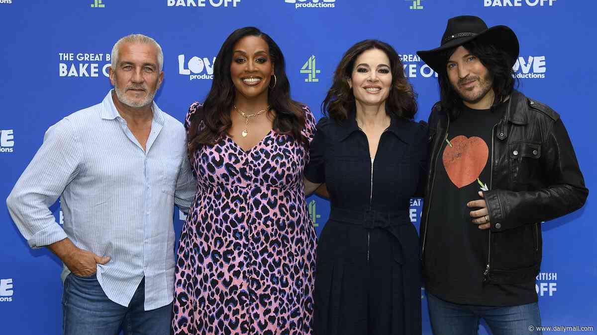 Nigella makes her major UK TV return after six years on Bake Off alongside fellow judge Paul Hollywood and show hosts Alison Hammond and Noel Fielding