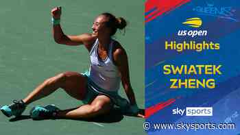 Zheng fights back from 0-5 down to stun Swiatek in straight sets!