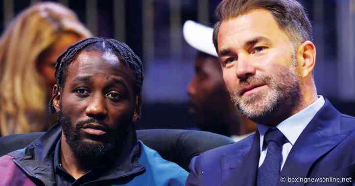 Eddie Hearn tells Terence Crawford to his face that he should have lost one fight in his career