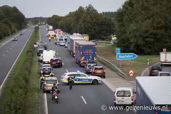 Ernstig ongeval op snelweg bij Duitse grens, traumahelikopters opgeroepen