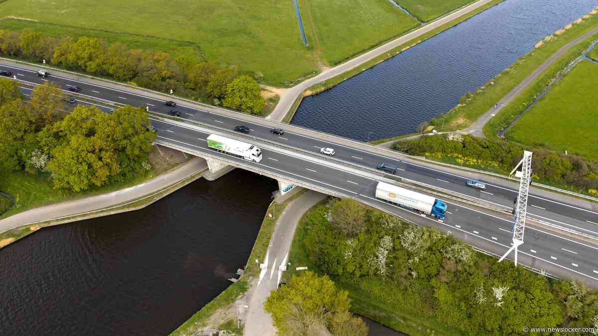 Hardenbergerburg (A28) bij Nijkerk blijft dicht tot herstelwerk af is: veiligheid niet te garanderen