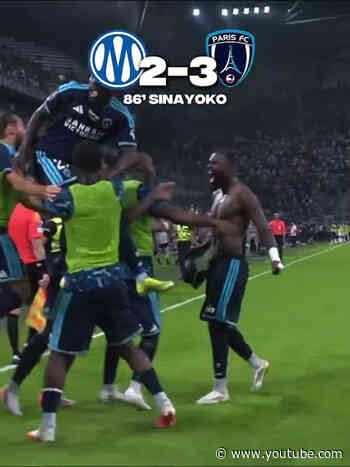 OM vs Paris FC highlights 👀🔥#football #ligue1 #sports #soccer #footballshorts #om #shorts #skills