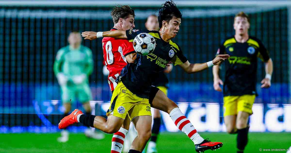 Drie goals in drie minuten en drie seconden: Jong PSV verslaat FC Den Bosch dankzij bijzondere fase na rust