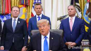 Trump posts map with American flag emblazoned over Canada, Greenland, Mexico