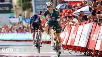 Van Aert powers to victory on stage 13 of Vuelta