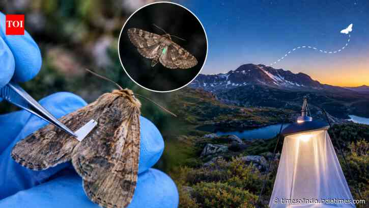 Scientists tagged 14,000 endangered moths with paint and glue; none turned up, and that may be good news