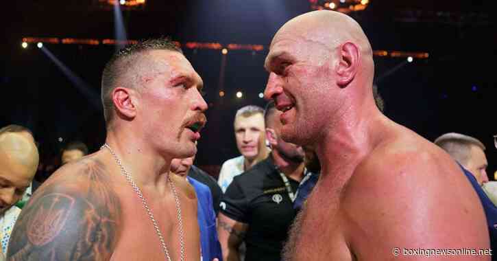 Usyk’s team send response to Tyson Fury calling for him to replace Anthony Joshua