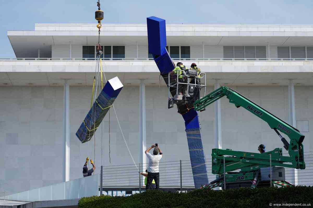 Kennedy Center chair fired by Trump buys Blue sculpture recently torn down by president: report