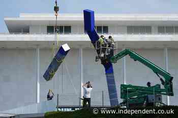 Kennedy Center chair fired by Trump buys Blue sculpture recently torn down by president: report